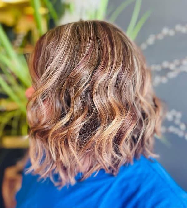 Curled Bob Styling