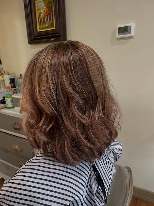 Layered Long Bob with Volume