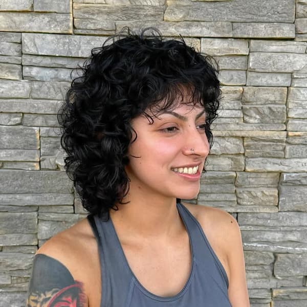 Shaggy Layered Curls