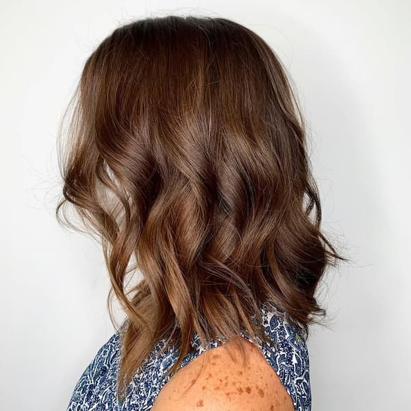 Tousled Beach Wave Long Bob