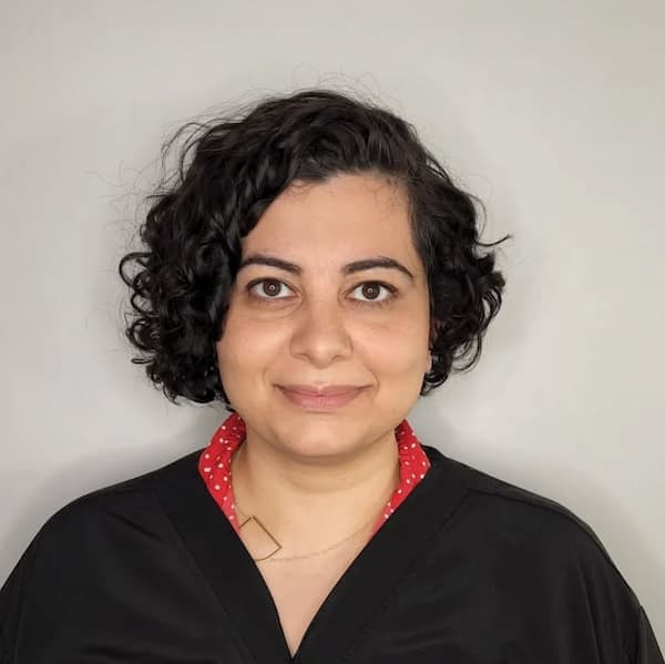 Asymmetrical Curly Bob