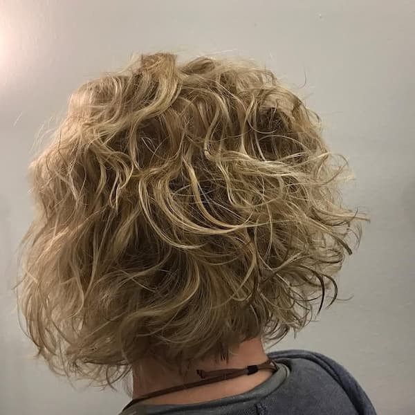 Modern Curly Bob