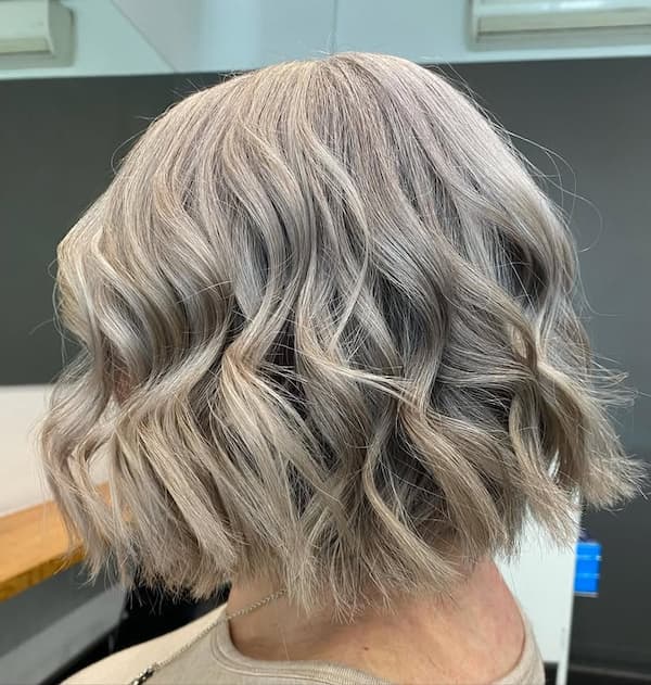 Tousled Gray Waves