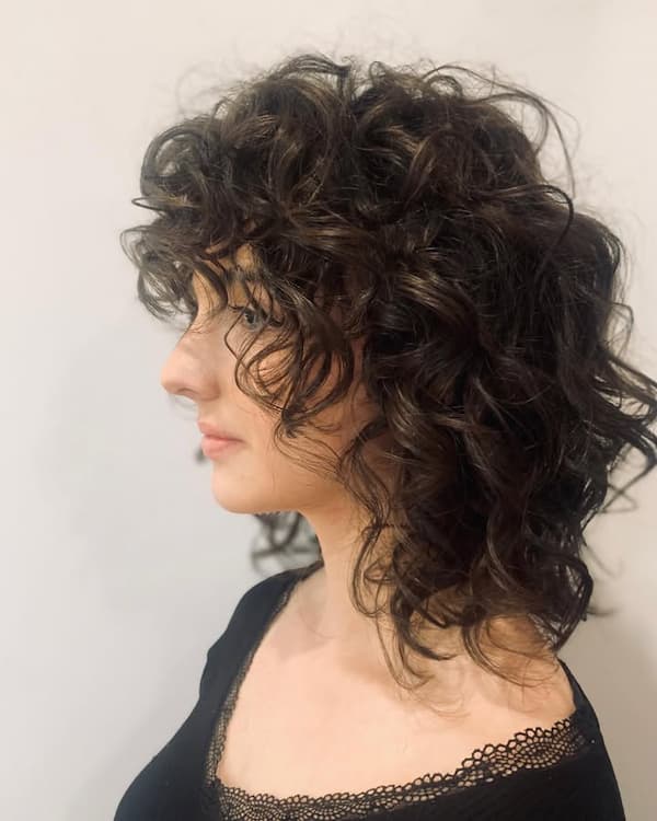 Curly Textured Bob