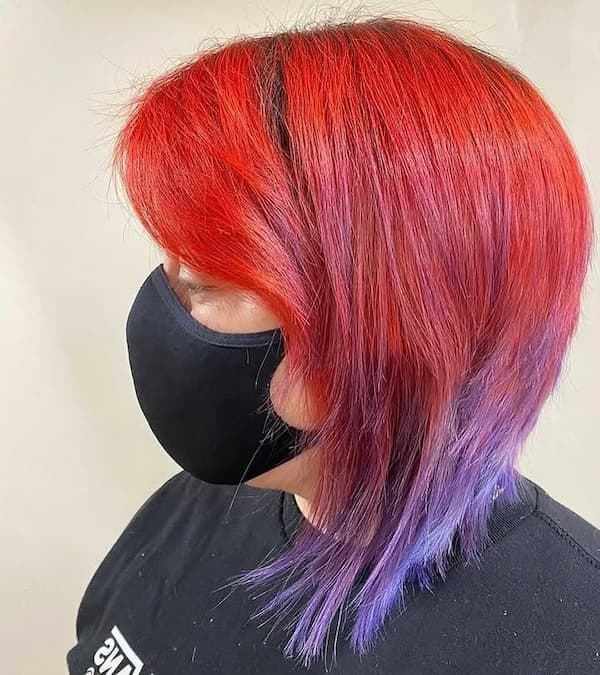 Textured Asymmetrical Crop