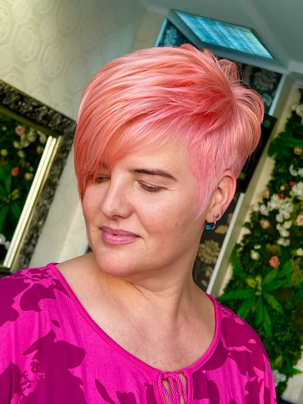 Side Swept Pixie Bob