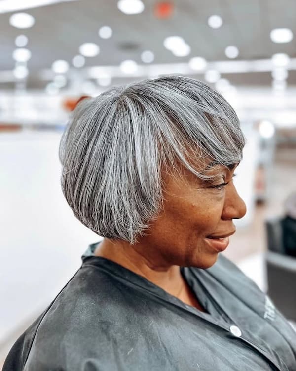 Classic Gray Bob