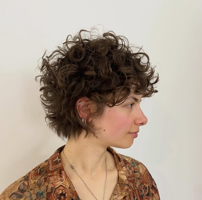 Tight Curly Pixie