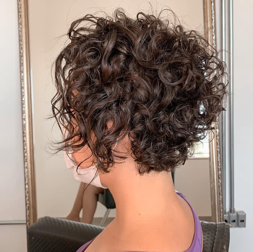 Shaggy Curly Pixie
