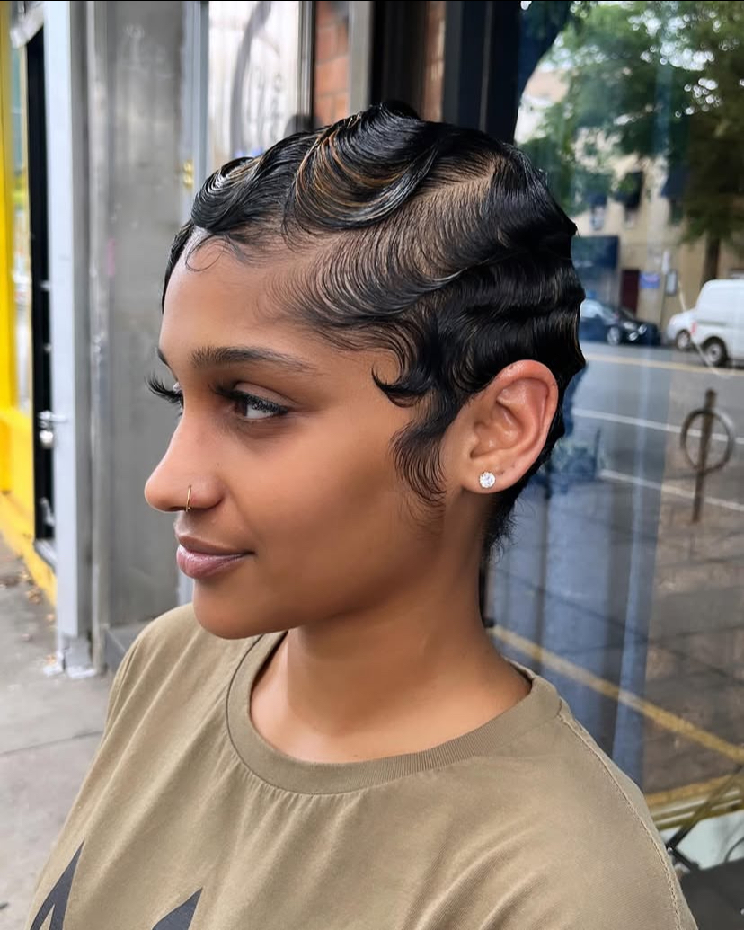 Chin-length Waves