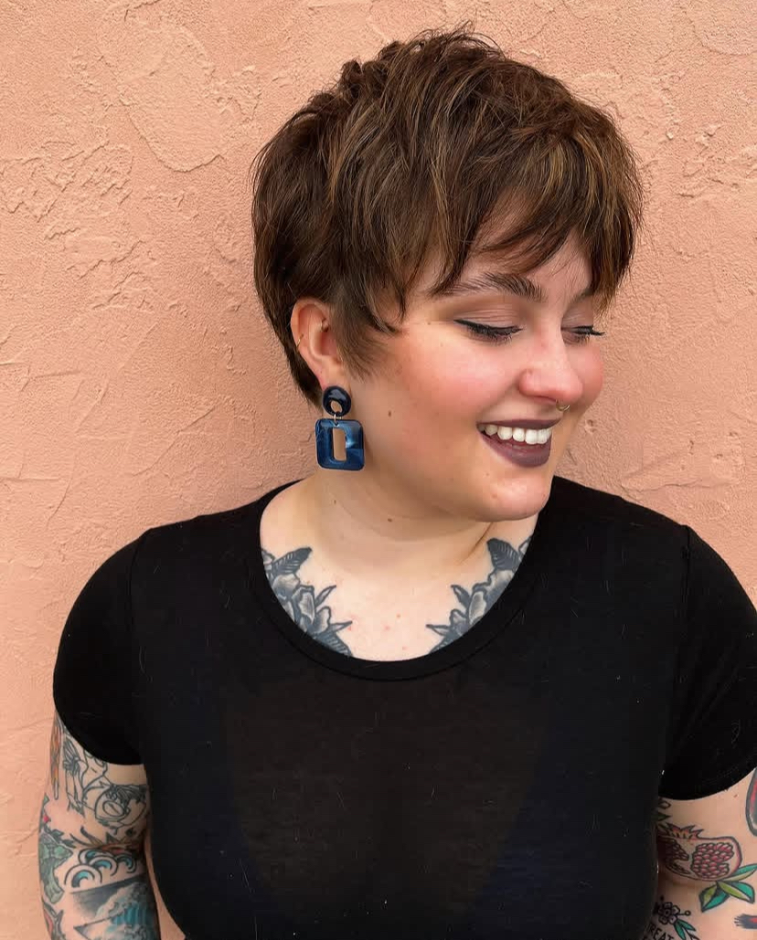 Shaggy Choppy Pixie