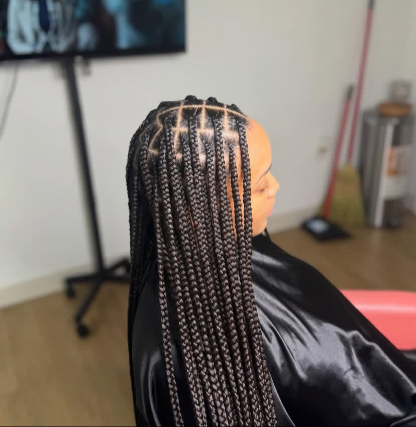 Medium Box Braids