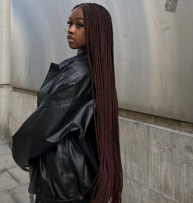 Chocolate Brown Box Braids