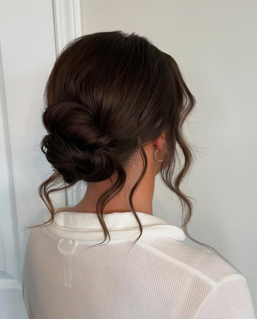 Low Bun Updo