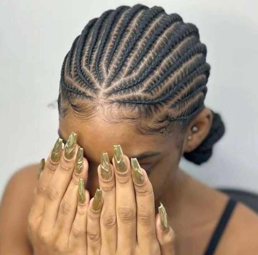Cornrows Along the Hairline