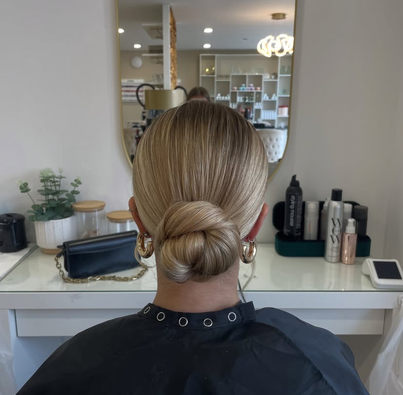 low twisted bun
