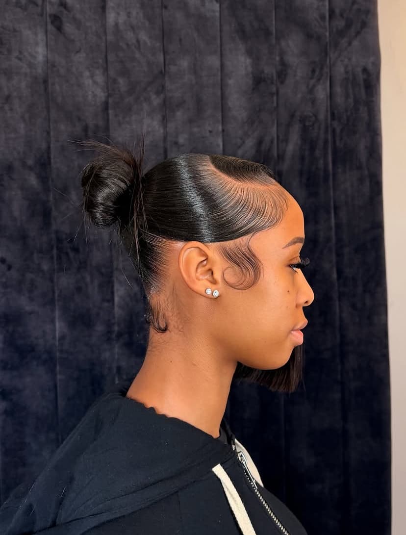 Slicked Back Bun