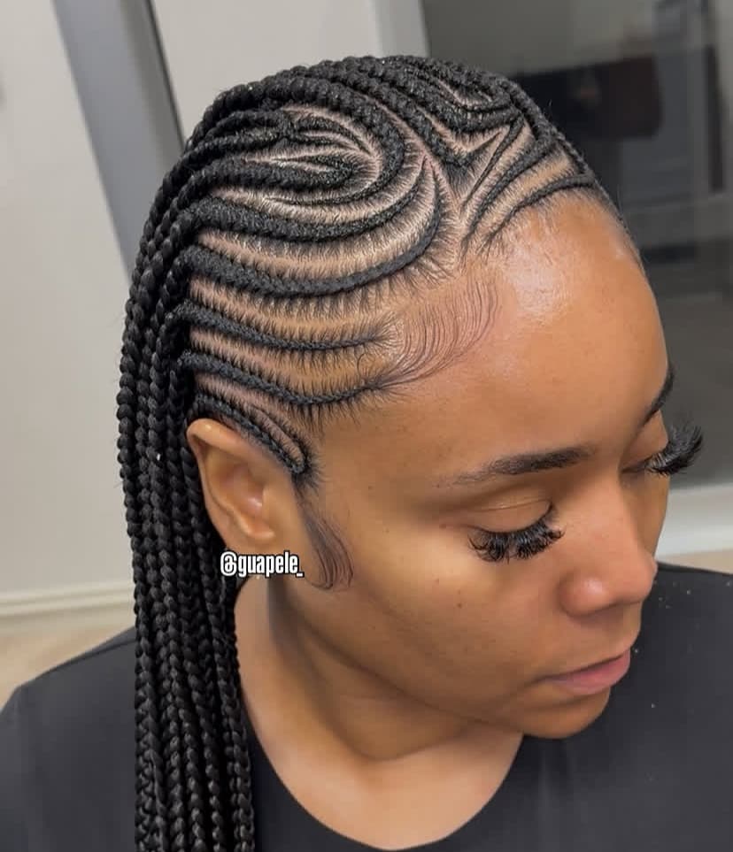 Feathered Cornrows