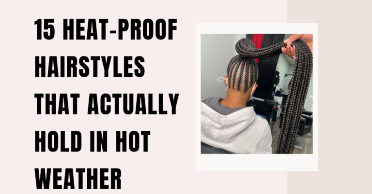 15 Heat-Proof Hairstyles That Actually Hold in Hot Weather