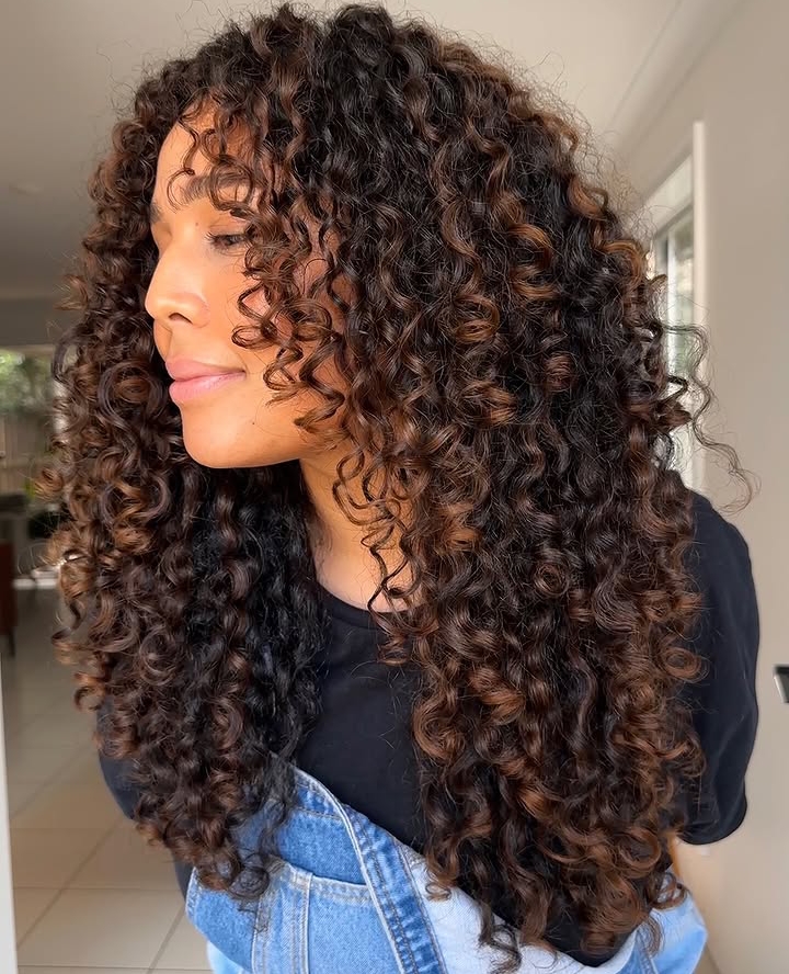 Curly Textured Layers