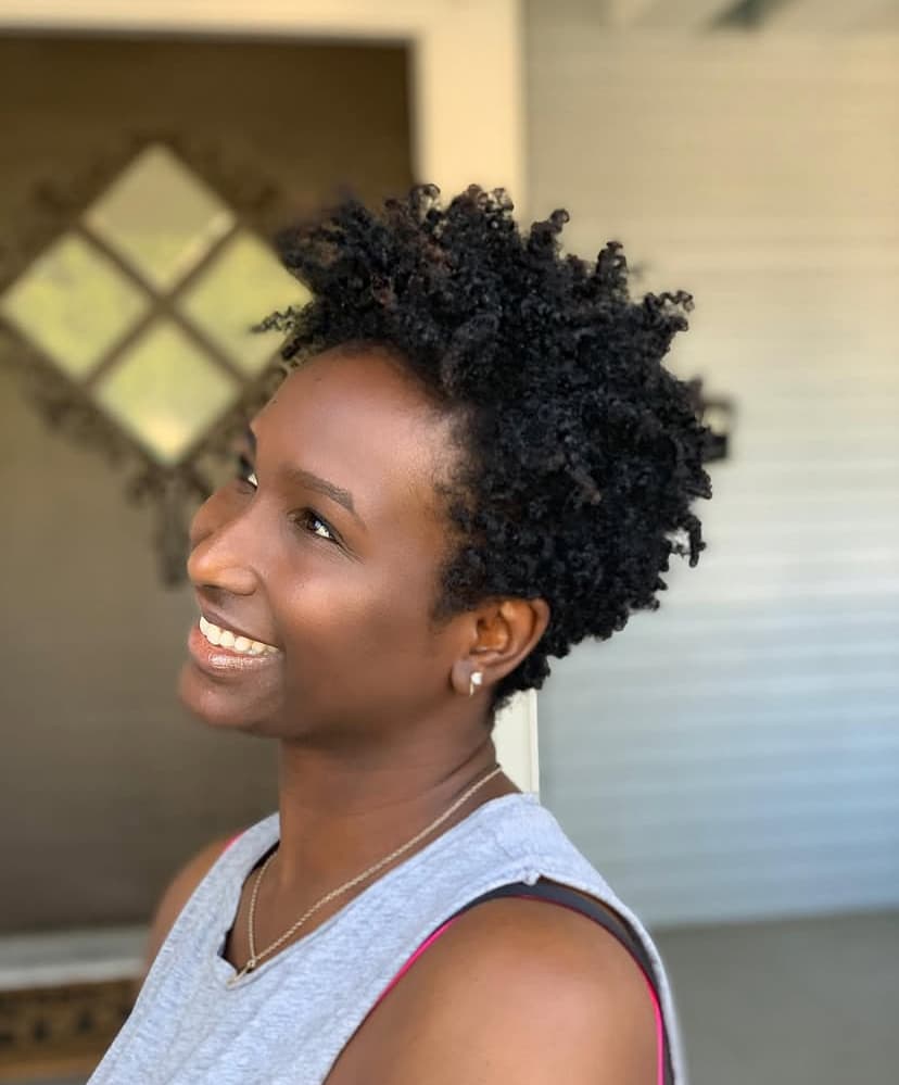 Twist out on short Hair
