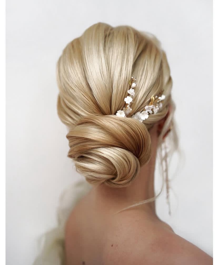 Twisted Chignon for Brides