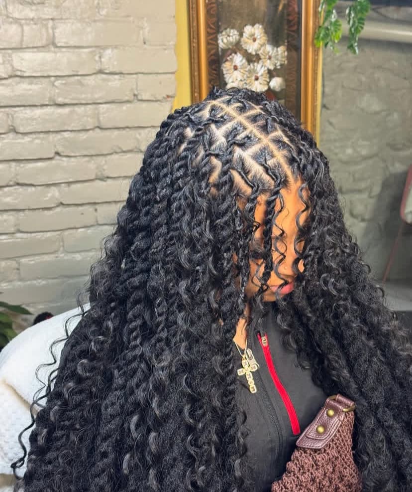 Twist Out with Stretched Length